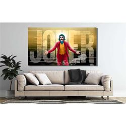 jokers painting print, jokers smoking wall art, joker