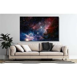 nebula poster print, nasa canvas print, nebula artwork,