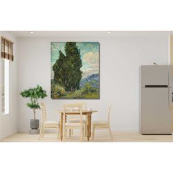 vincent van gogh painting, vincent van gogh canvas,