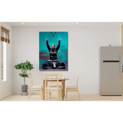 lewis hamilton poster print art, lewis hamilton canvas