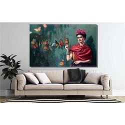 frida kahlo poster canvas , frida kahlo canvas