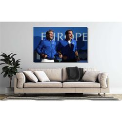 tennis legends federer and nadal poster, the last