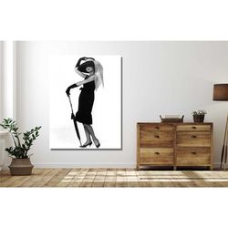 audrey hepburn photo print art, audrey hepburn vintage