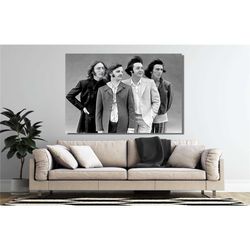 the beatles canvas, recording studio wall art, the