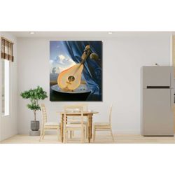 vladimir kush pear guitar painting print, vladimir kush