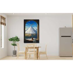 vladimir kush window painting print, vladimir kush poster