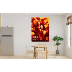 killing eve tv series poster wall art,killing eve