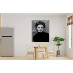 timothee chalamet canvas wall art, timothee chalamet poster,best