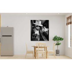 johnny depp poster, vintage poster print wall art