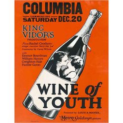 wine of youth 1924 movie poster print a5-a1