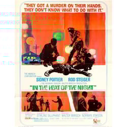 inthe heat of the night 1967 movie poster