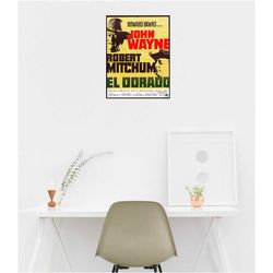 el dorado 1966 movie poster print a5 a1