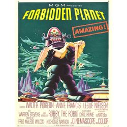 forbidden planet 1956 movie poster print a5 to