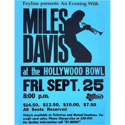 miles davis live 1970 wall art band poster
