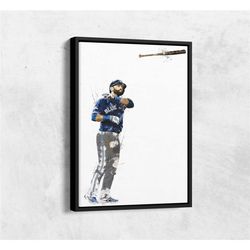 jose bautista bat flip poster toronto blue jays