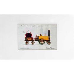 louis vuitton varenne bag 1995 advertising poster, 90's