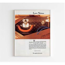 louis vuitton "the spirit of travel" advertising poster,