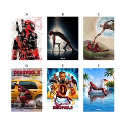 deadpool classic movie poster classic film, wall art,