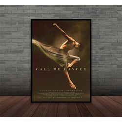 call me dancer movie poster (2023) film, wall