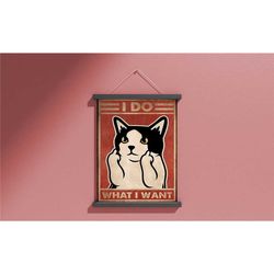 i do what i want cat poster, middle