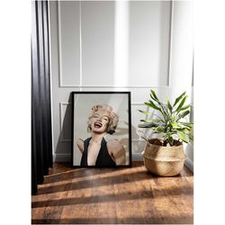 marilyn monroe wall art, marilyn monroe portrait, music