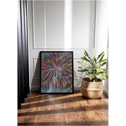 abstract art, colourful abstract art, colourful painting, ready