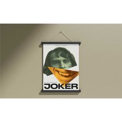 joker poster, joaquin phoenix, joker home decor, joker