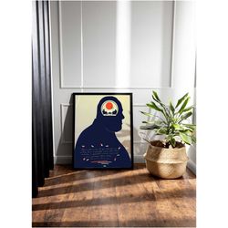 the sopranos quotes poster, tony soprano silhouette canvas