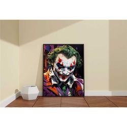 joker movie poster / room decor / home