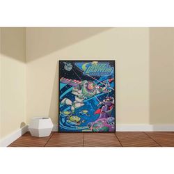 buzz lightyear poster / space rangers poster /