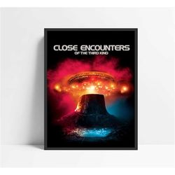 Close Encounters of the Third Kind Movie Poster,