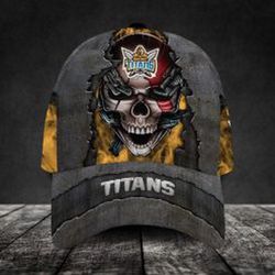 Gold Coast Titans Skull Classic Cap: Stylish & Official Merchandise