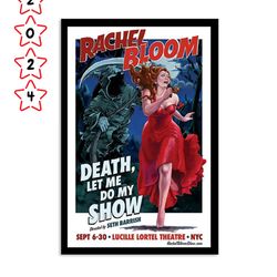 rachel bloom lucille lortel theatre nyc sept 6 2023 poster