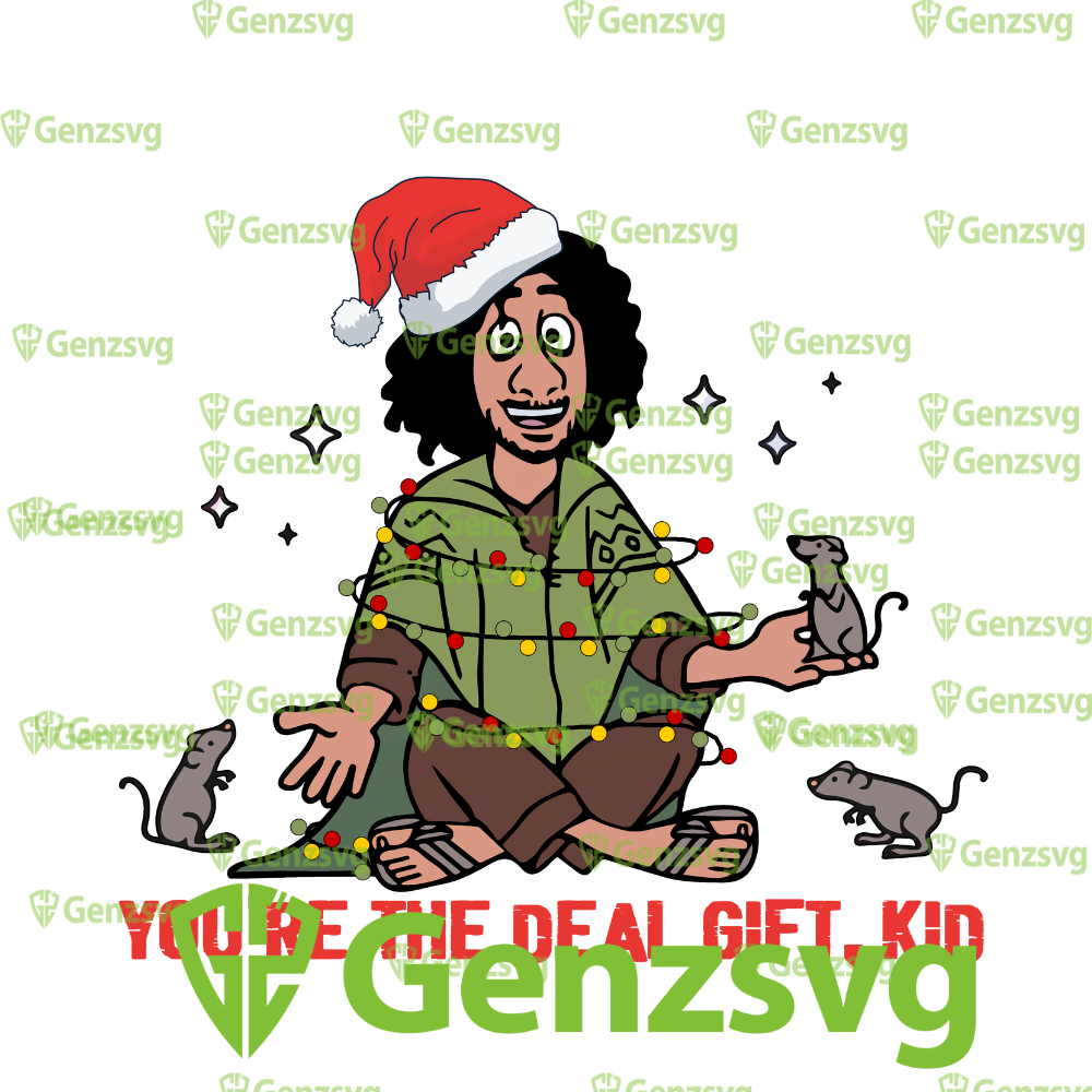 En#ca$nto Christmas T-shirt, En#ca$nto Bru#no You're The Real Gift Kid TShirt, Christmas Party Family Tshirt.png