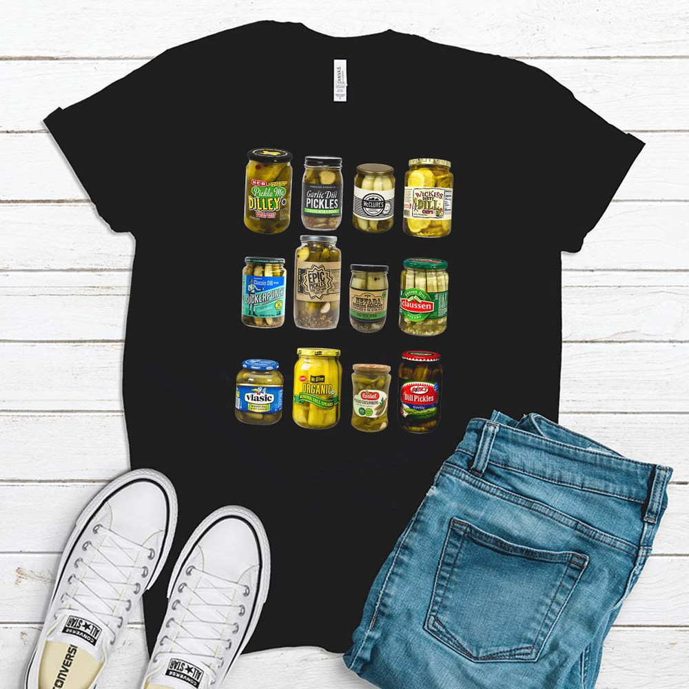 Vintage Canned Pickles Tshirt Pickle shirt Pickle Crewneck Sweatshirt Pickle Lovers Hoodie Pickl