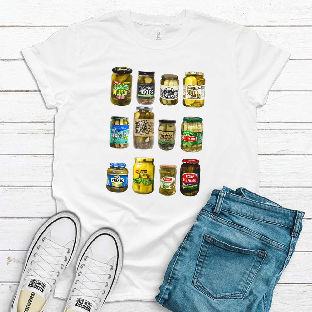 Vintage Canned Pickles Tshirt Pickle shirt Pickle Crewneck Sweatshirt Pickle Lovers Hoodie Pickl