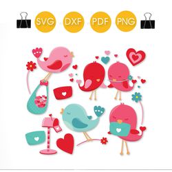 cute love bird clipart, high quality png, valentines day clipart, love png, valentines sublimation, digital download