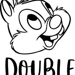 chip and dale svg, svg for cricut, chip and dale png, double trouble svg, chip dale rangers svg