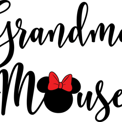 grandma mouse svg, grandma mouse svg, minnie mouse svg instant download, nana mouse svg