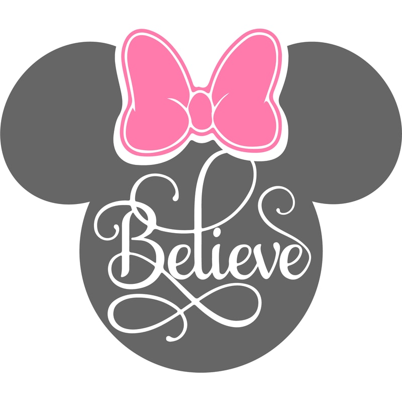 BELIEVE DISNEY MOUSE DESIGN SVG 0