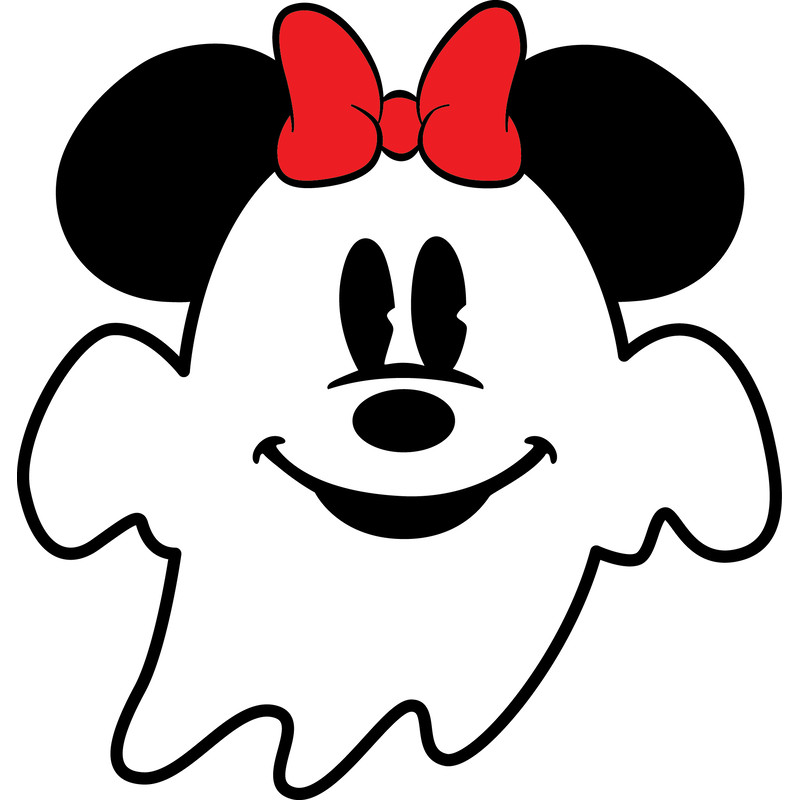 Halloween Mouse Head Ghost SVG Images Mickey Minnie Ghost Halloween SVG 1