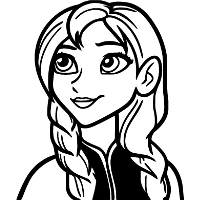 Frozen Princess SVG Vector Art Bundle Frozen Princess Elsa With Horse Elsa With Bruni Elsa With Leave Elsa Outline 0