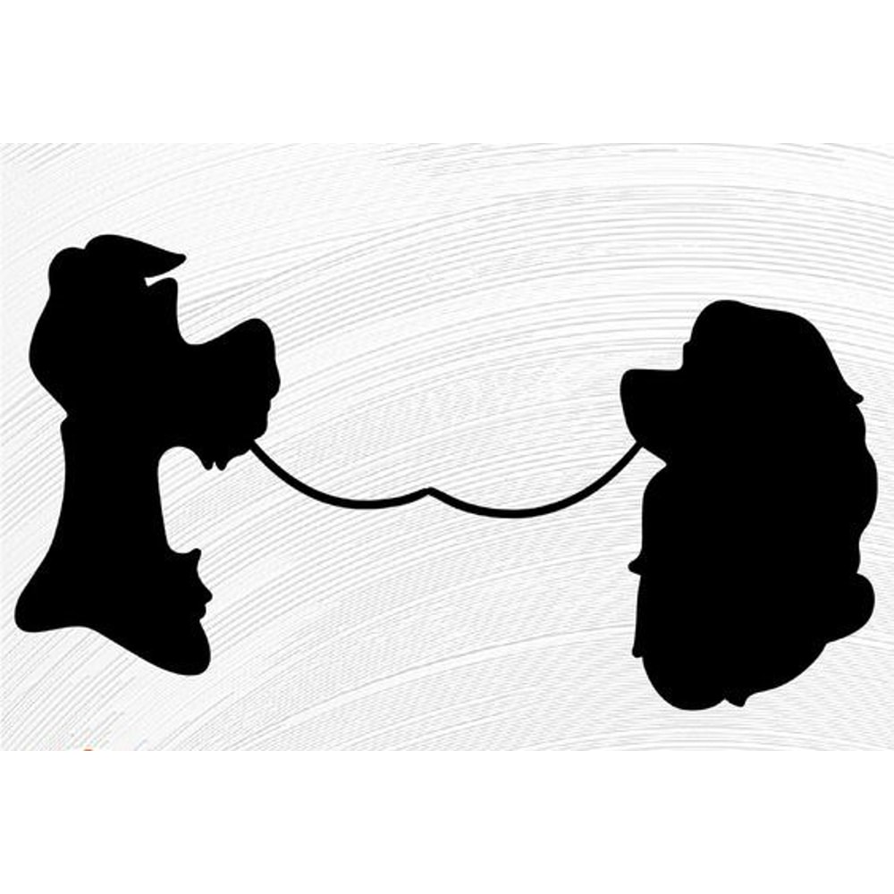 Noodle Kiss Lady And The Tramp Movie SvgWalt Disney Quotes SVG DXFPNG Clipart 0