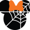 Mickey And Minnie Halloween Svg Mickey And Minnie Spider Web Svg Mouse Head Halloween SVGMickey Minnie SVG 1