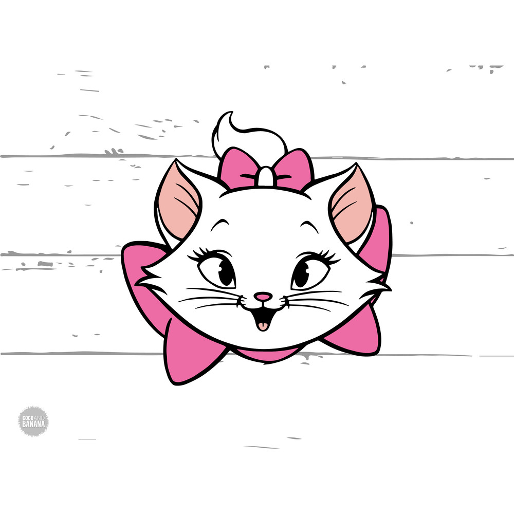 Cat With Bow Svg Png Jpg Dxf Cat With Bow Svg Girl Birthday Svg Cat Svg Cat Cut File Cat Head Svg 0