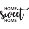 Home Sweet Home SVG Cozy Home Design Heartwarming Quote PNG EPS House Decor For TShirts 0