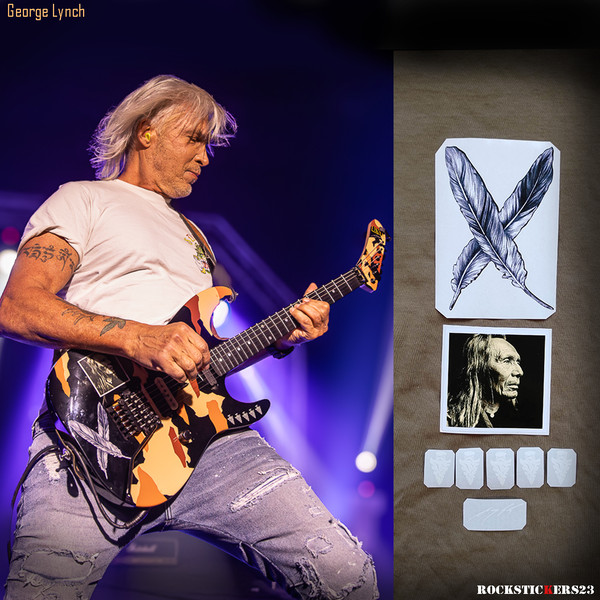 George Lynch guitar stickers Desert Eagle.png
