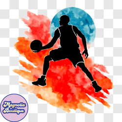 basketball player jumping to shoot the ball png