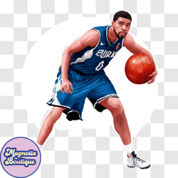 basketball player holding basketball png