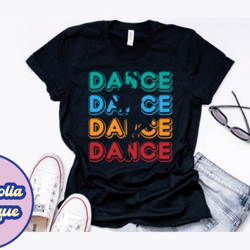 Retro Vintage Dance T Shirt Design
